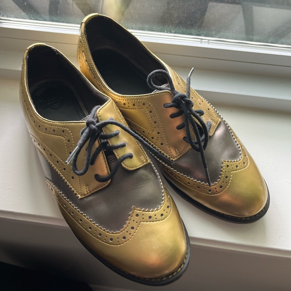 Dr. Martens Gold Oxfords